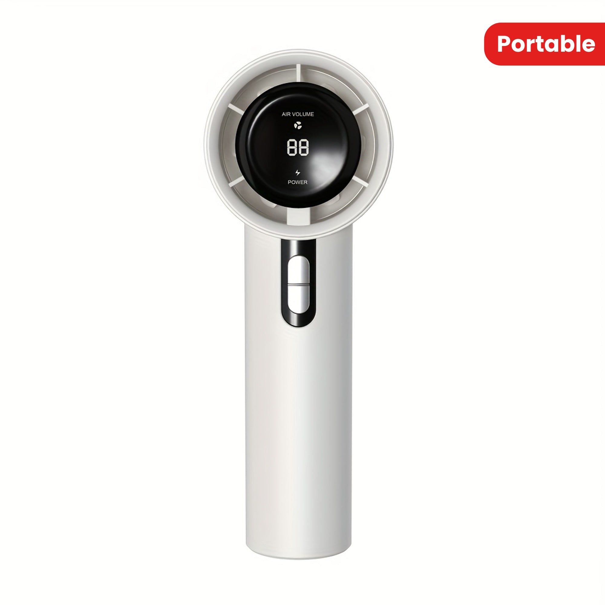 Adjustable Handheld Mini Pocket Fan with Strong Wind, Type-C Rechargeable, Portable Personal Fan for Outdoor Use