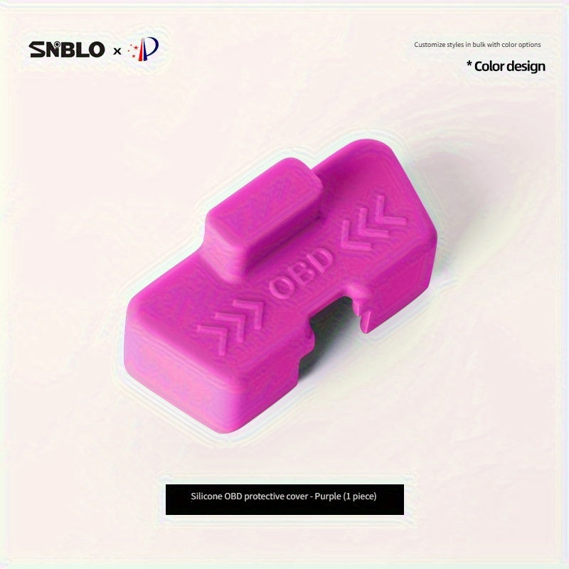 Cubierta de puerto OBD de silicona impermeable, a prueba de óxido, accesorio para el interior del vehículo