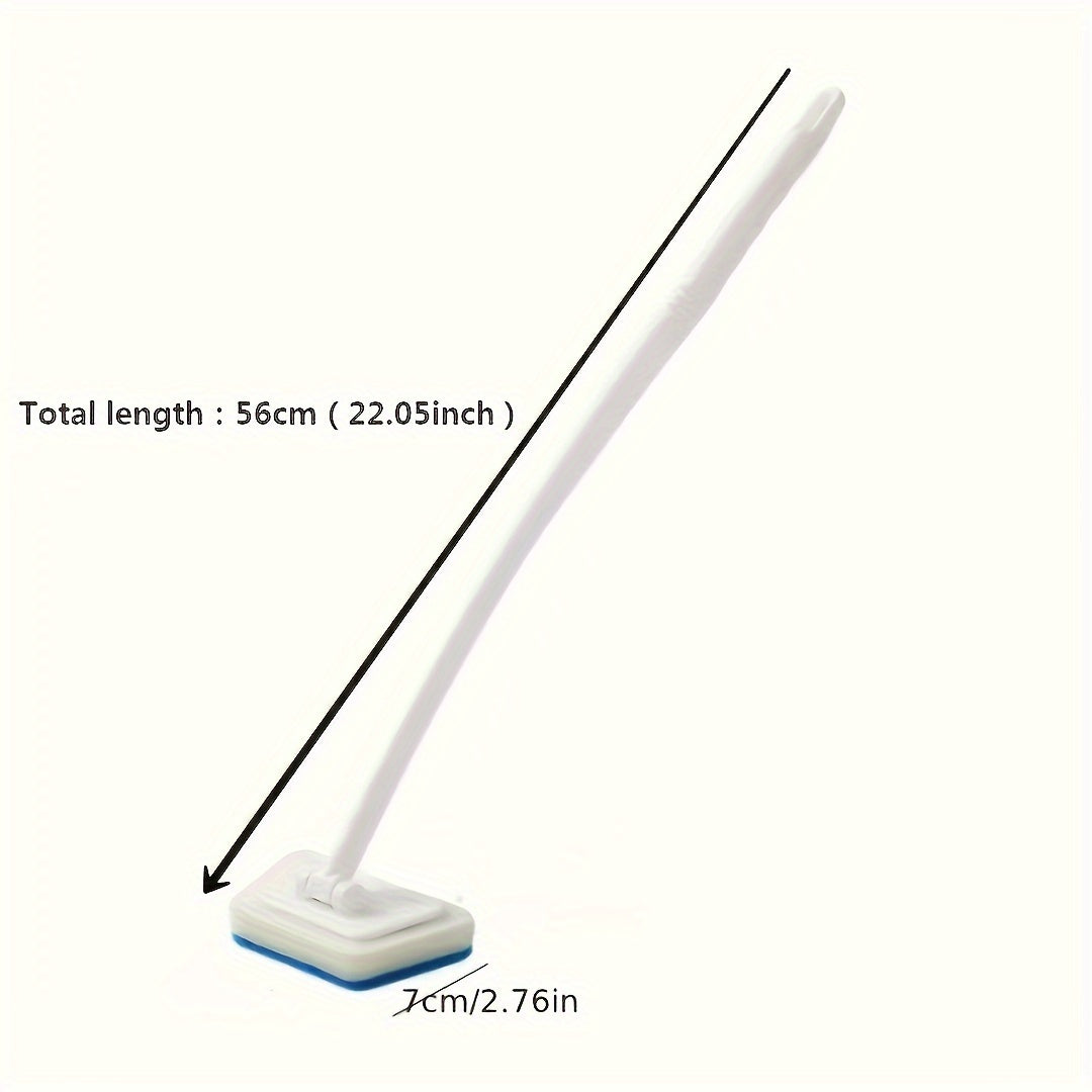 Efficient Floor and Tile Sweeper with Extendable Handle and Reusable Sponge