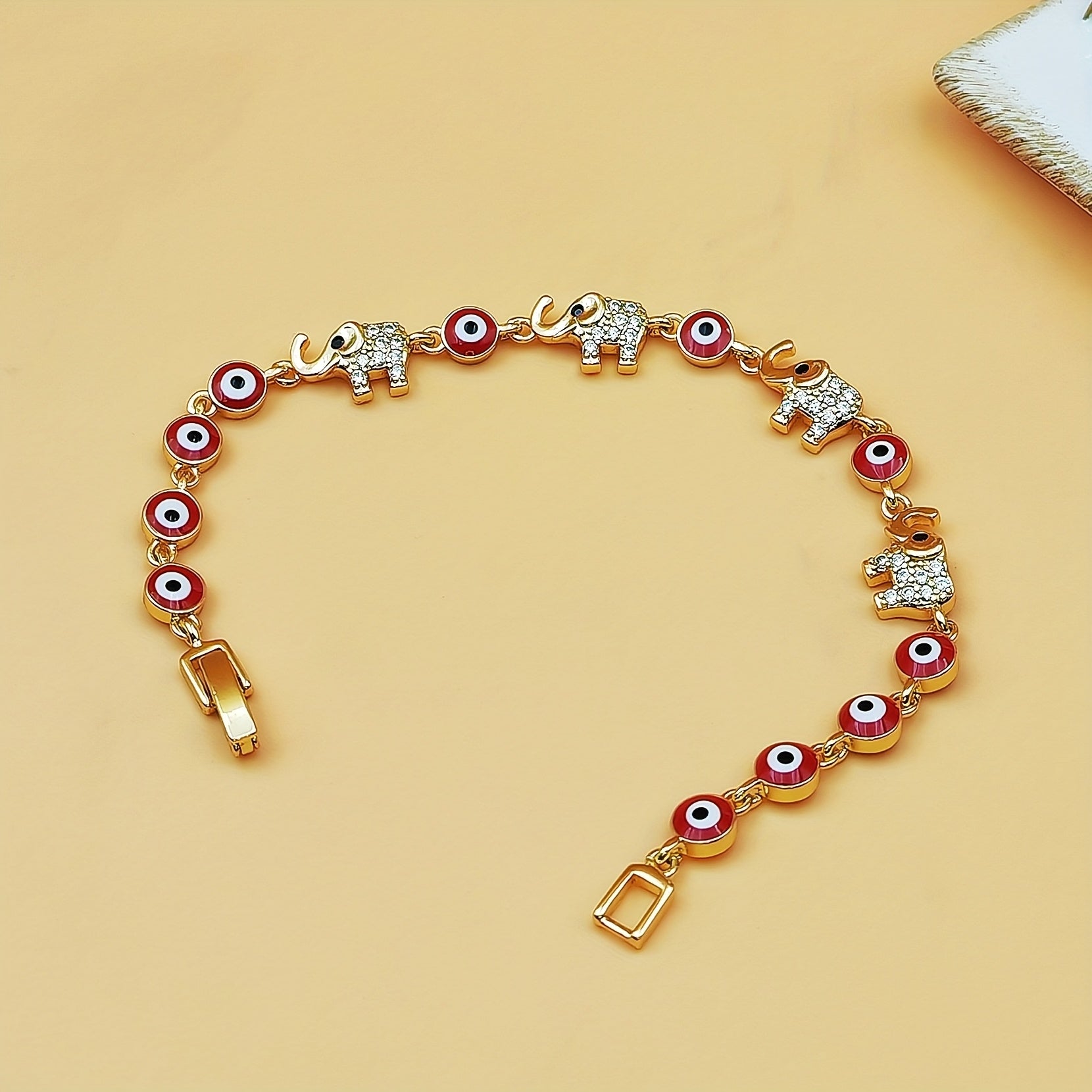 Pulsera bohemia de cobre con charms de animales para mujeres y niñas
