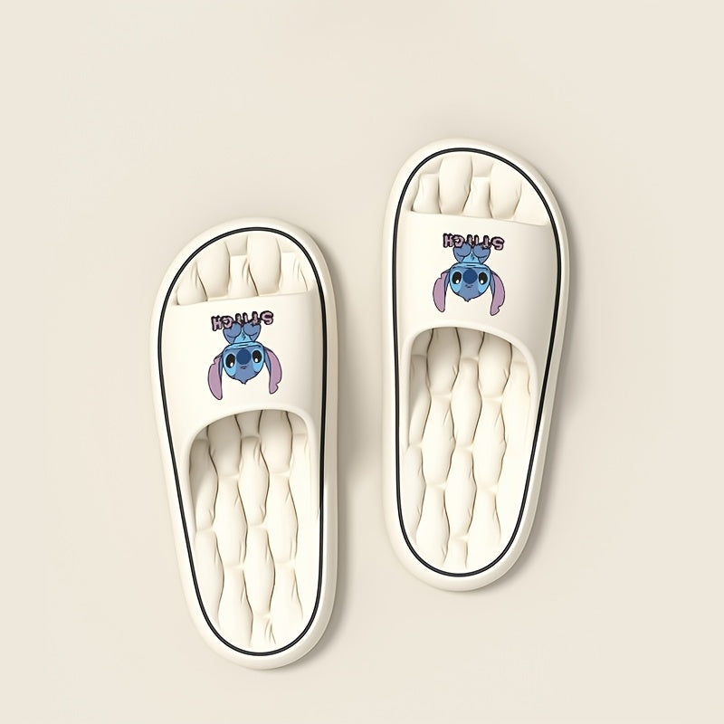 Ayollar uchun yopiladigan ichki choyshablar - yostiqlangan tag, multfilm tikilgan yuz, oq va binafsha