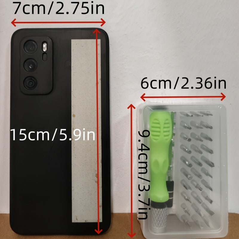 32-in-1 Precision Screwdriver Set Mini Magnetic Screwdriver for Phones Cameras and Repairs