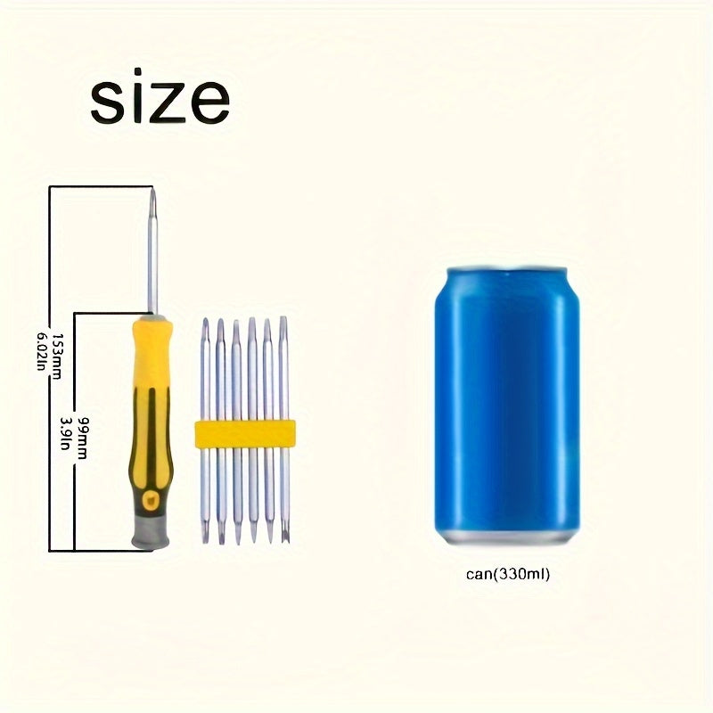 Precision Screwdriver Set 12-in-1 Carbon Steel Handy Repair Tool Kit