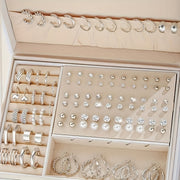 Набор из 102 серег в минималистичном геометрическом стиле, включающий гвоздики и кольца. Эти универсальные модные аксессуары для ушей идеально подходят для праздников, свиданий и повседневной носки. (Коробка не включена)