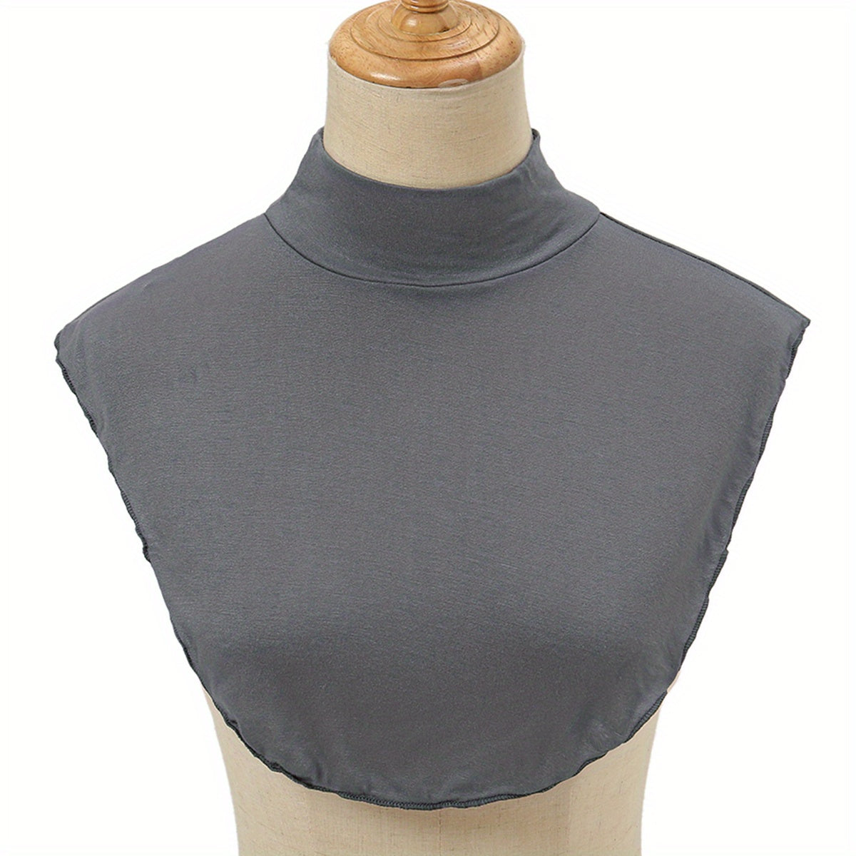 Women's Elastic Fake Collar Scarf for Casual Warmth Polyester Elegant