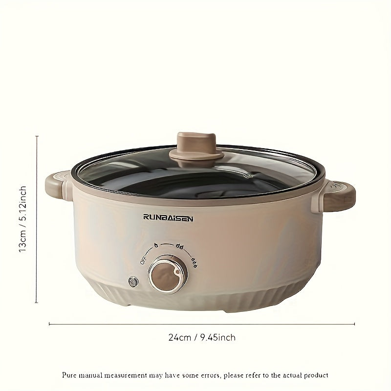 24cm Electric Cooking Pot Non-Stick Multi-Functional Quick Heating for Home Dorm Party