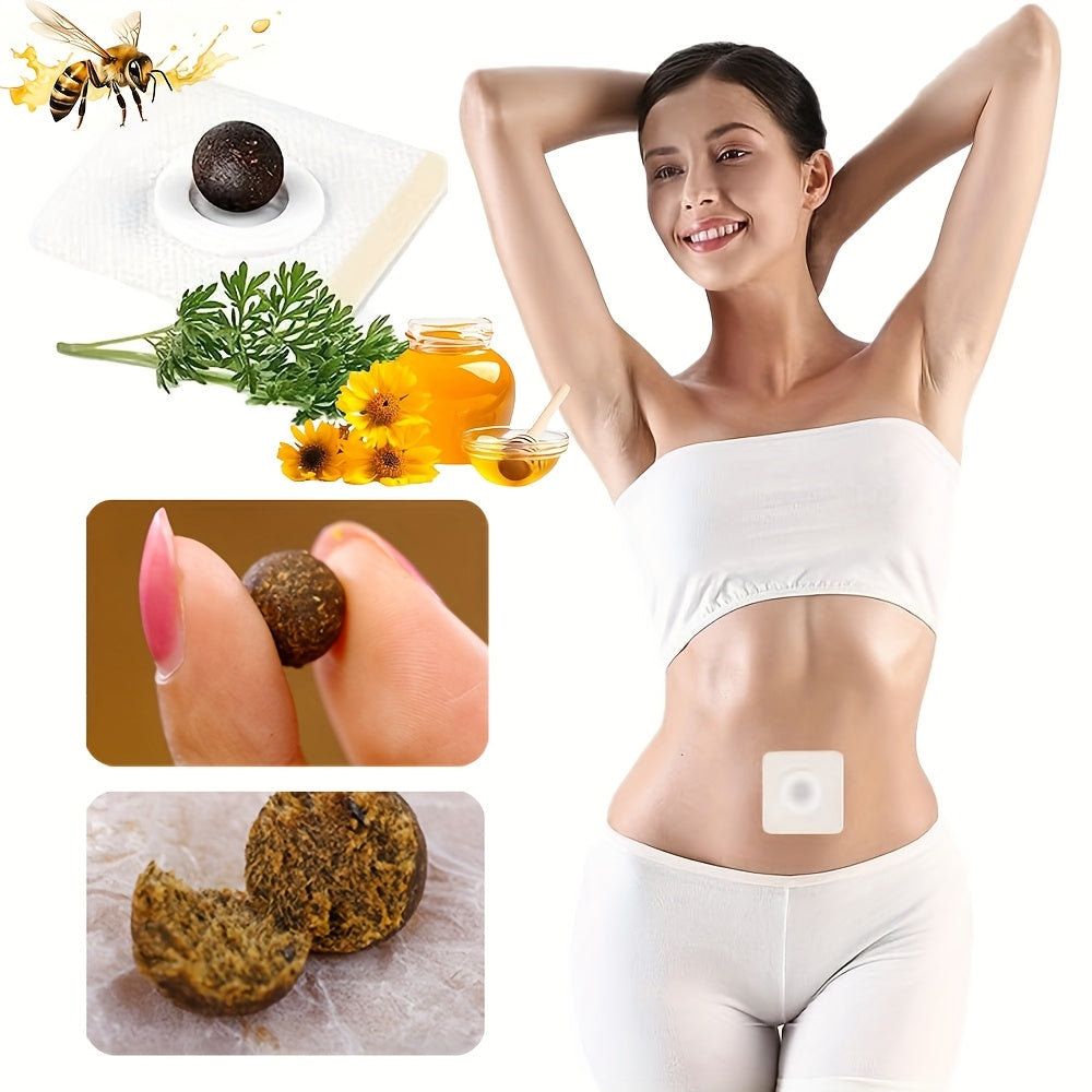 Unisex Natural Plant Extract Honey Belly Patches, Comfortable Safe 30/60pcs