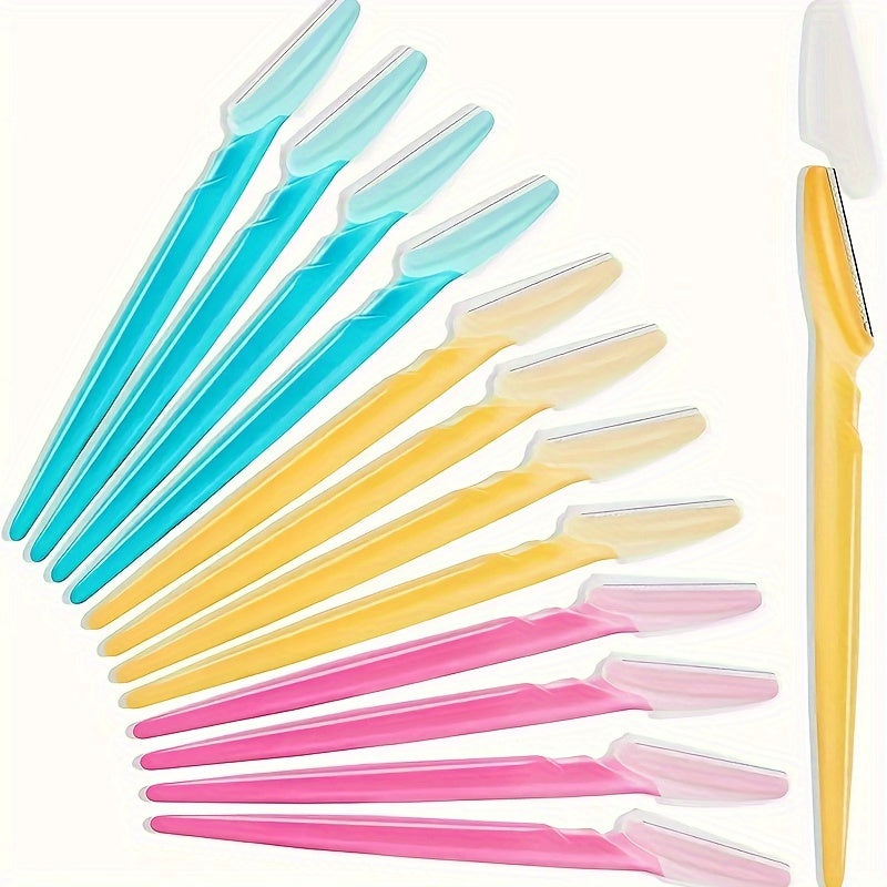 Unisex Eyebrow Razor Kit 3/5/6/12/24pcs Facial Hair Remover Trimmer