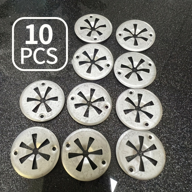 10Pcs Durable Iron Hood Insulation Cover Clips Automotive Under Engine Fasteners