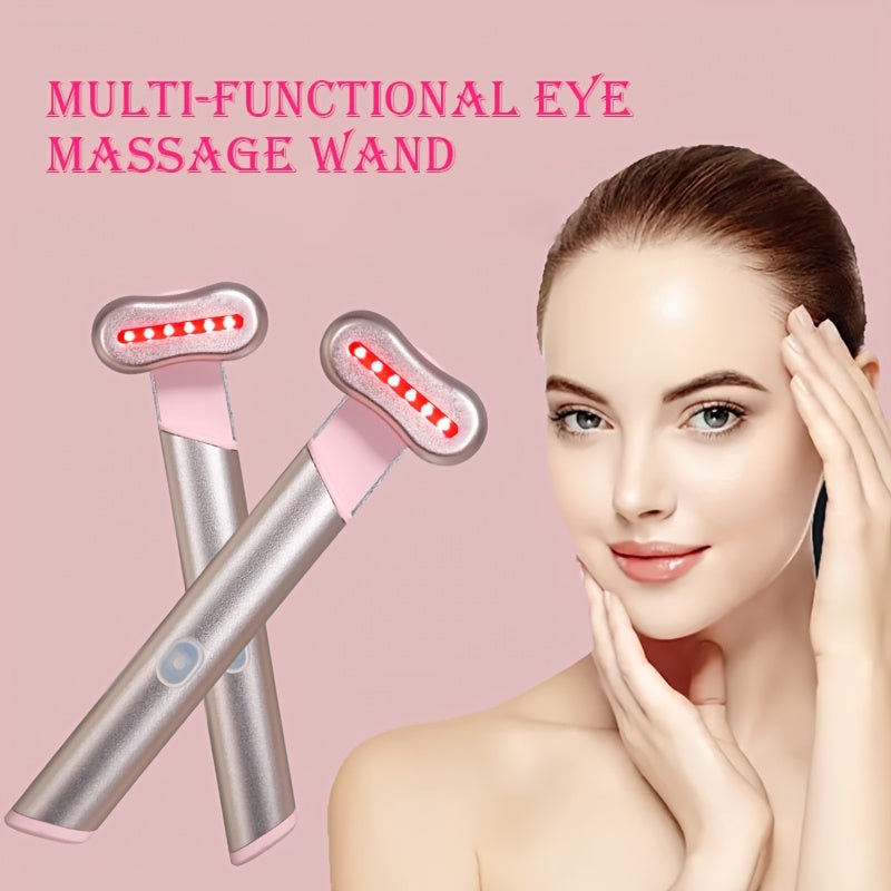 Facial Eye Massage Device with 270° Rotating Head Rechargeable USB Powered