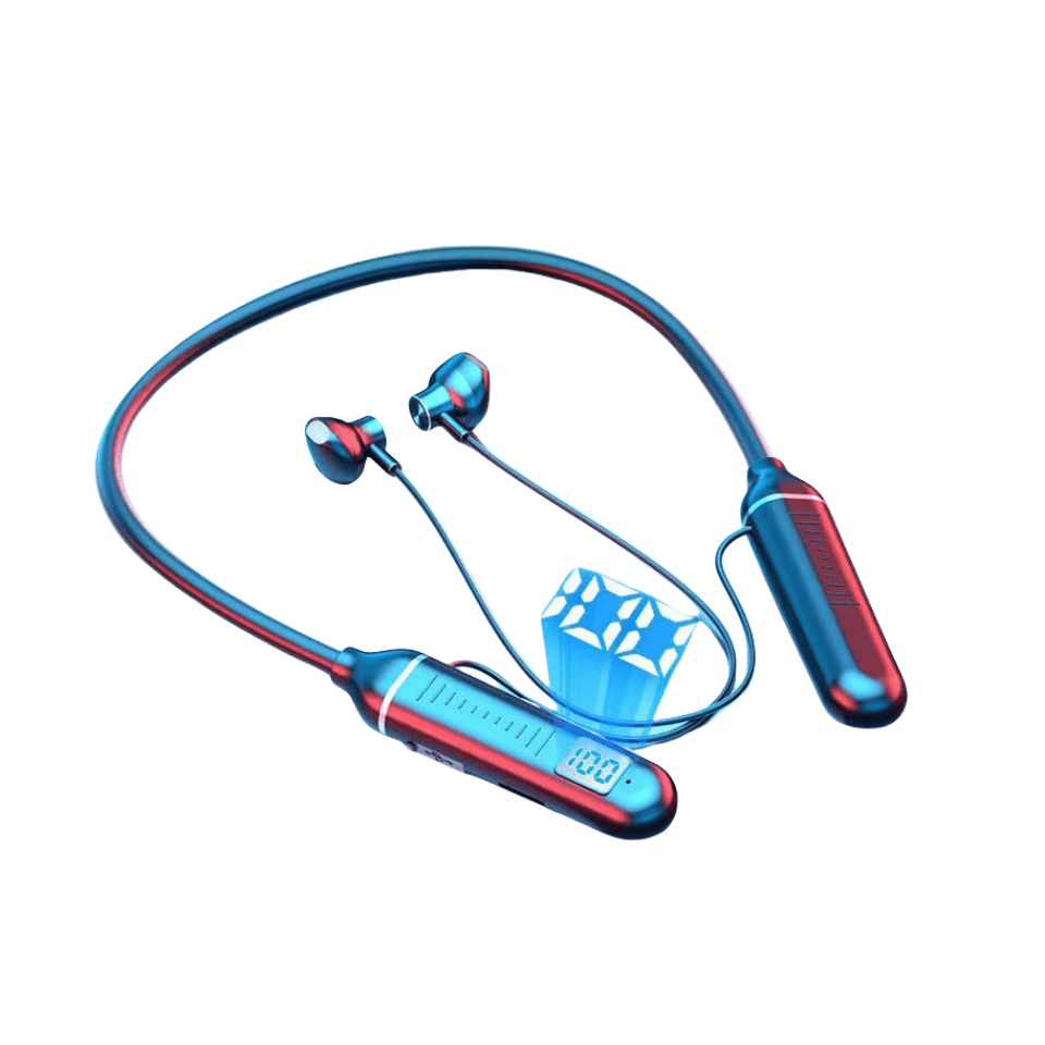 Wireless Stereo Earbuds Neckband Rechargeable Type-C Charging for Gaming