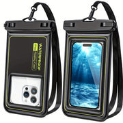 Waterproof Phone Case with Lanyard for Phones Up to 6.8 Inches for Water Activities