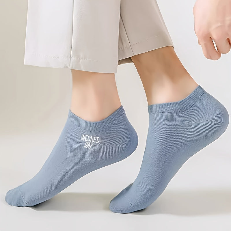 Calcetines bajos para hombre, 7 pares, transpirables, resistentes al olor, verano, uso diario, al aire libre