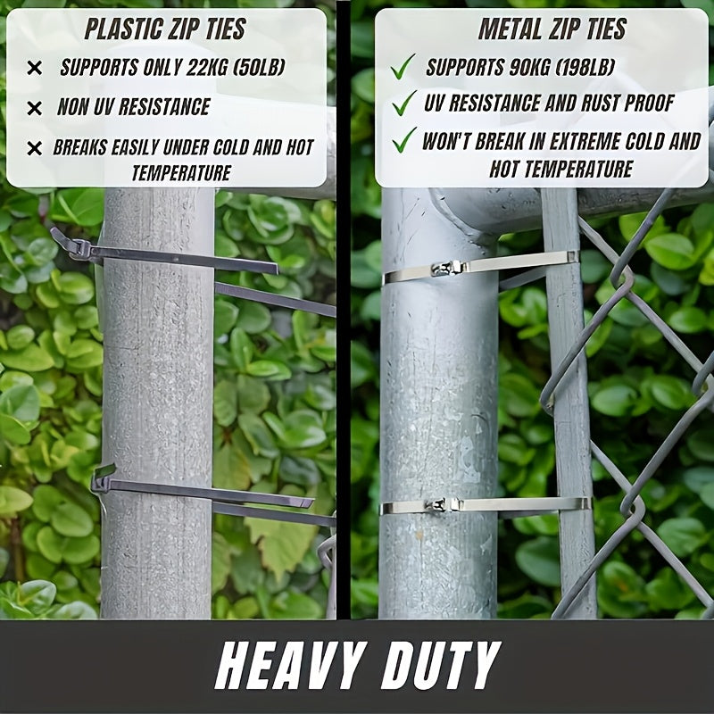 Rollo de bridas de acero inoxidable negro para todos los tamaños, duraderas, de alambre de metal 304