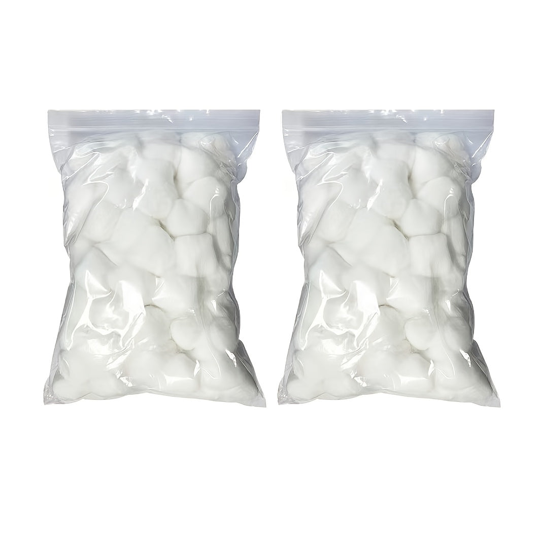 100% Pure Cotton Jumbo Soft Makeup Remover Balls Pack of 100 for Sensitive Skin