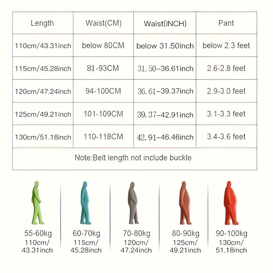 Men's Leather Belt Vintage Pin Buckle Casual Black for Jeans Pants