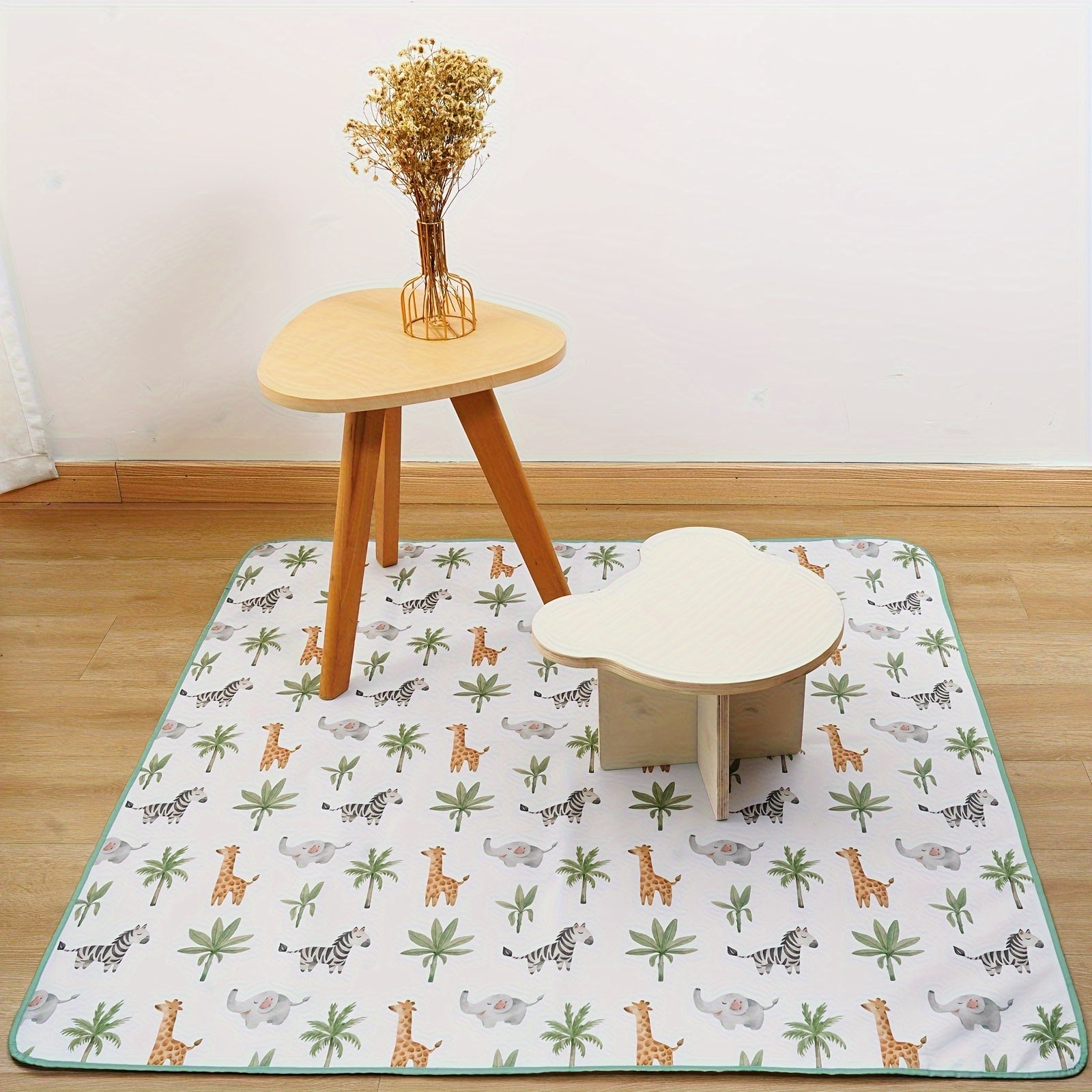 43-Inch Square Splash and Play Mat for Babies and Toddlers Waterproof Non-Slip Floor Protector