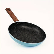 Pink and Blue Non-Stick Frying Pan for Eggs, Gas Stove Compatible