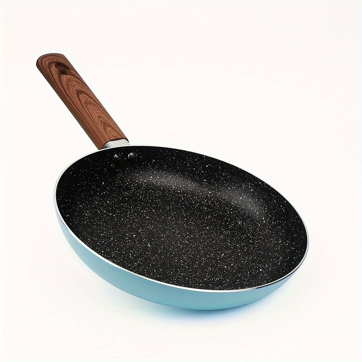 Pink and Blue Non-Stick Frying Pan for Eggs, Gas Stove Compatible