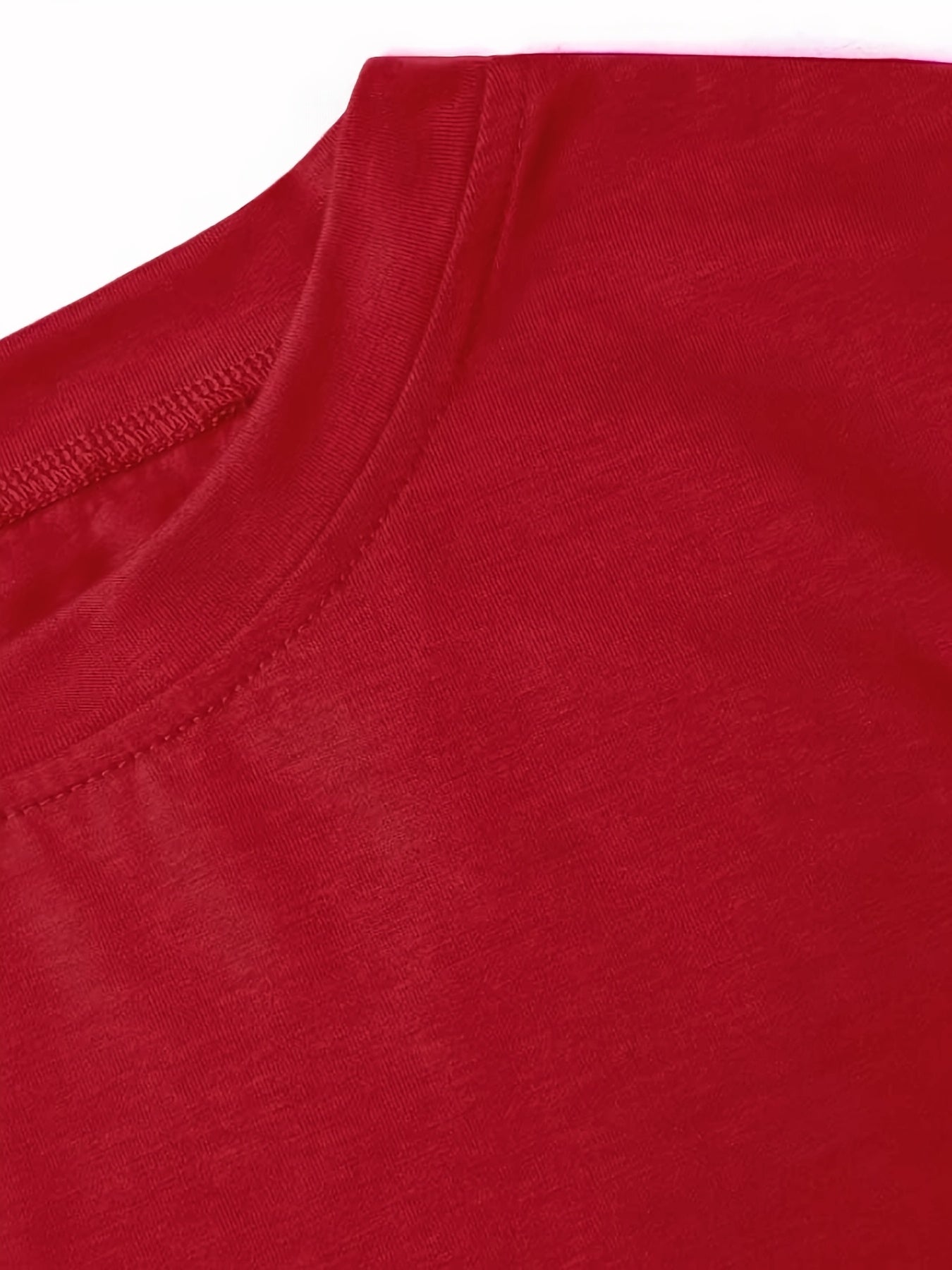 Women’s Plus Size Ladybug Print T-Shirt Casual Crew Neck Knit Top