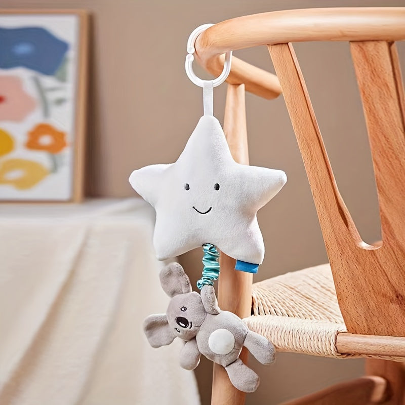 Baby Toy Car Hanging Bed with Animal Motif and Music Box