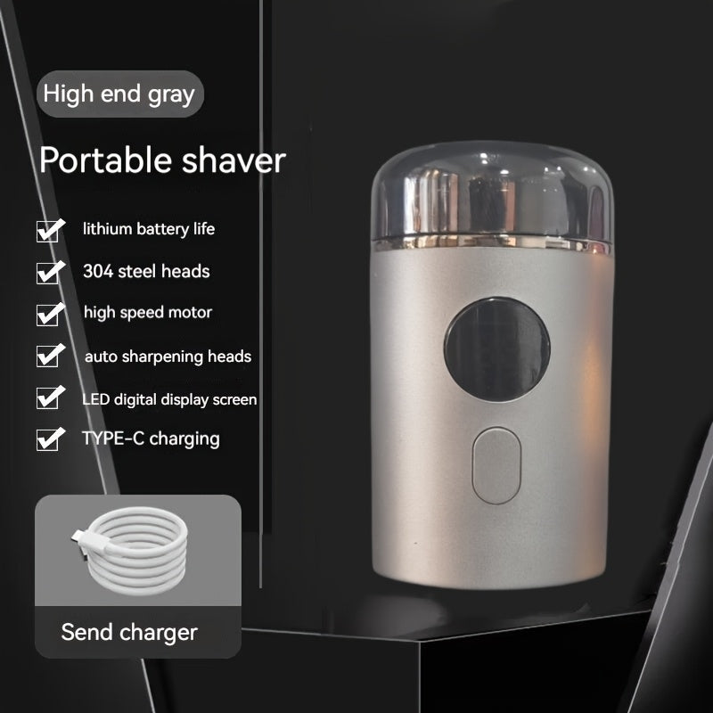 Mini Portable Electric Shaver Rechargeable Lithium Battery USB Charging Compact Grooming Tool