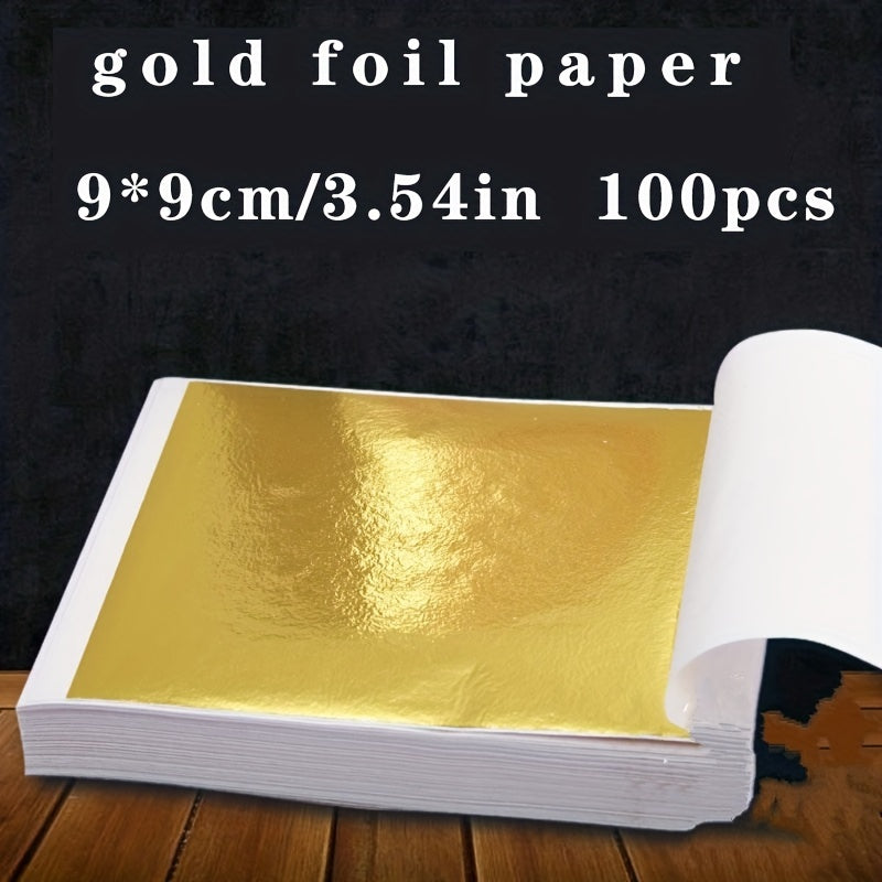 9x9cm Frost-Resistant Foil Sheets 100pcs for Furniture and Hotel Decoration