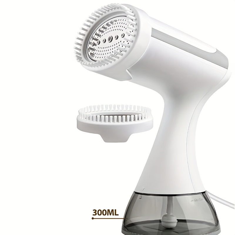 1500W quvvat va 240V voltajga ega bo'lgan Steam temir, qiyinchiliksiz kiyimlar uchun portativ dizayn va 300ml suv tanki bilan jihozlangan.