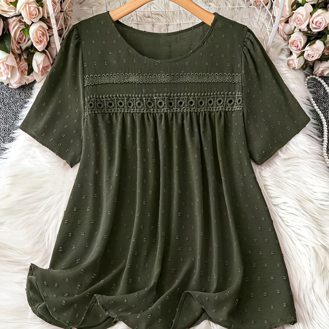 Plus o'lcham ayollar moda topi, kundalik, qulay, erkin fit