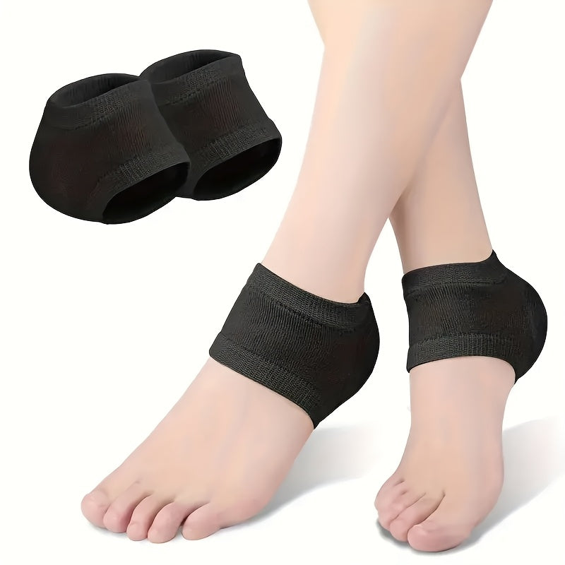 Women's Heel Protection Socks Moisturizing Gel High Heel Sleeves 2-4 Pairs