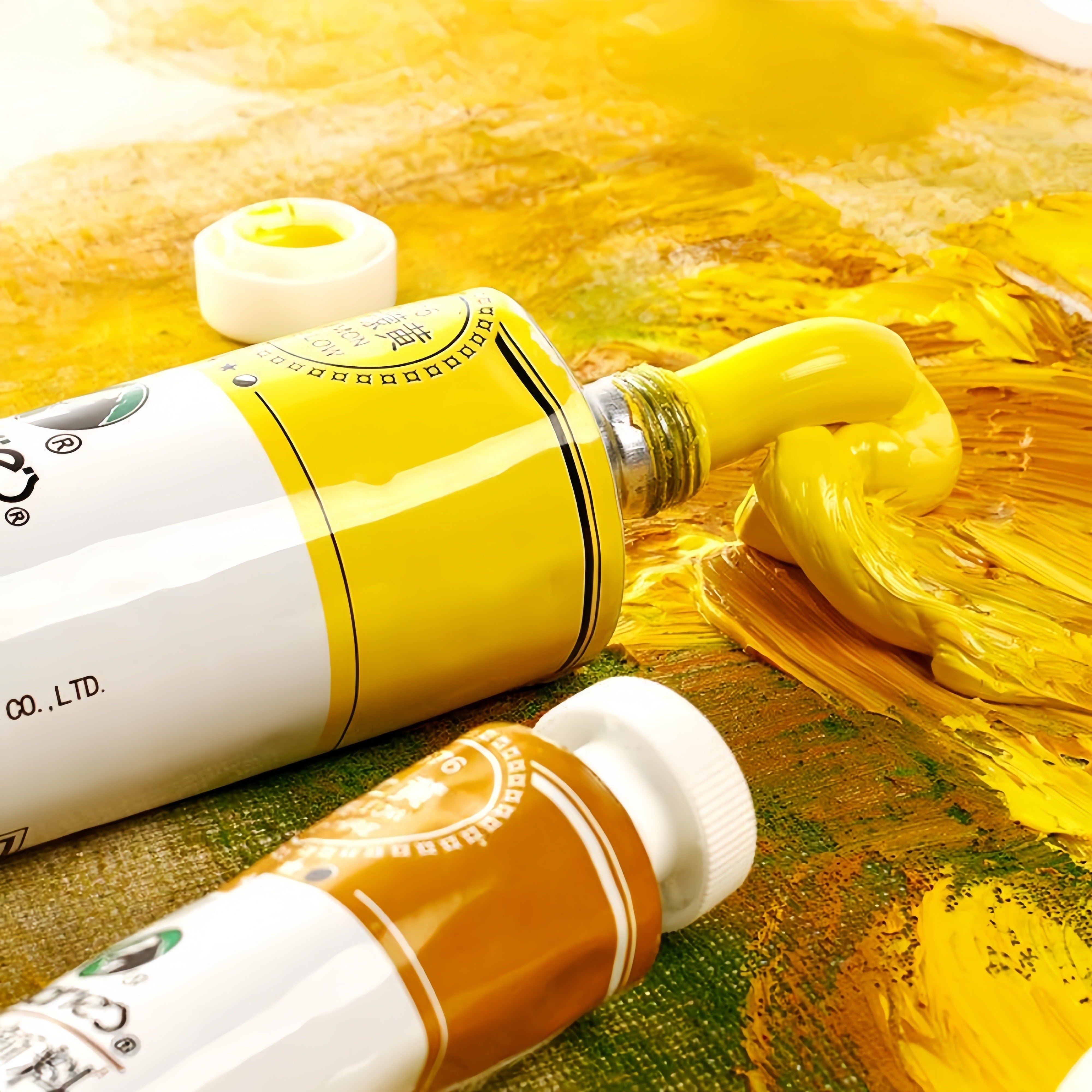 50ml White Oil Paint Tube for Canvas and Graffiti Art Professional Artist Grade