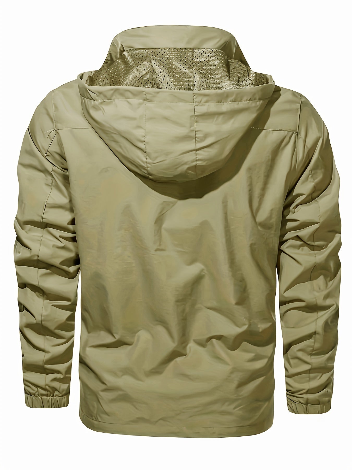 Men's Softshell Jacket with Multiple Pockets Windproof Lightweight for Hiking Camping