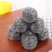 Set of 10 Stainless Steel Scrubbers for Kitchen, Bathroom, Pots and Dishes