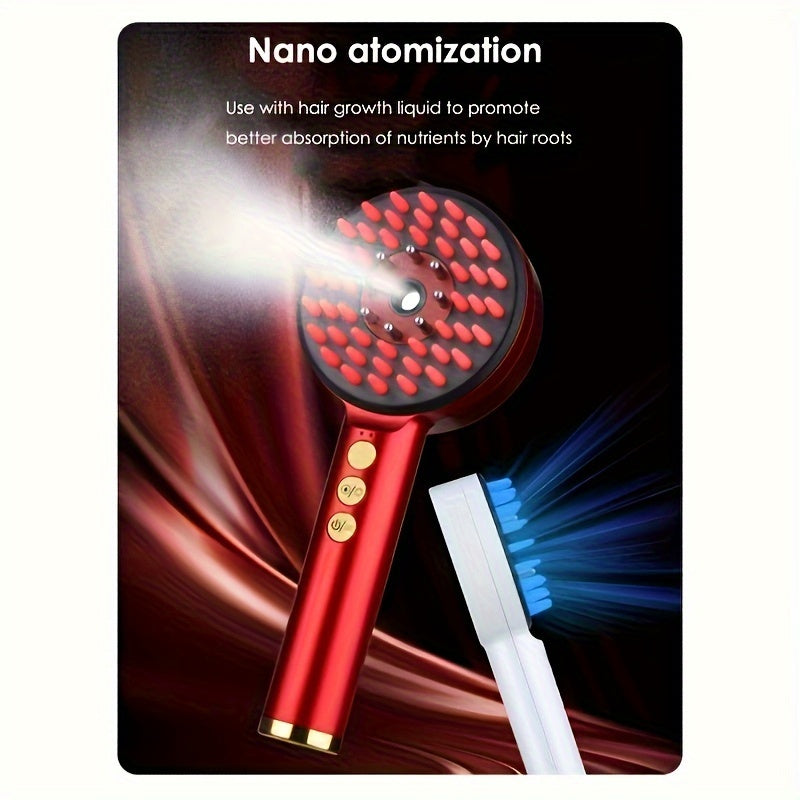 Portativ USB orqali zaryadlanadigan bosh massaji tarozi, bosh terisini bo'shatuvchi bug'li, maktabga qaytish uchun mukammal.