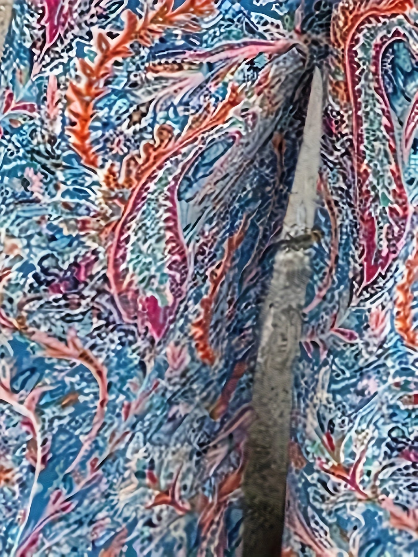 Plus Size Women's Bohemian Print Waist-Cinched Jumpsuit