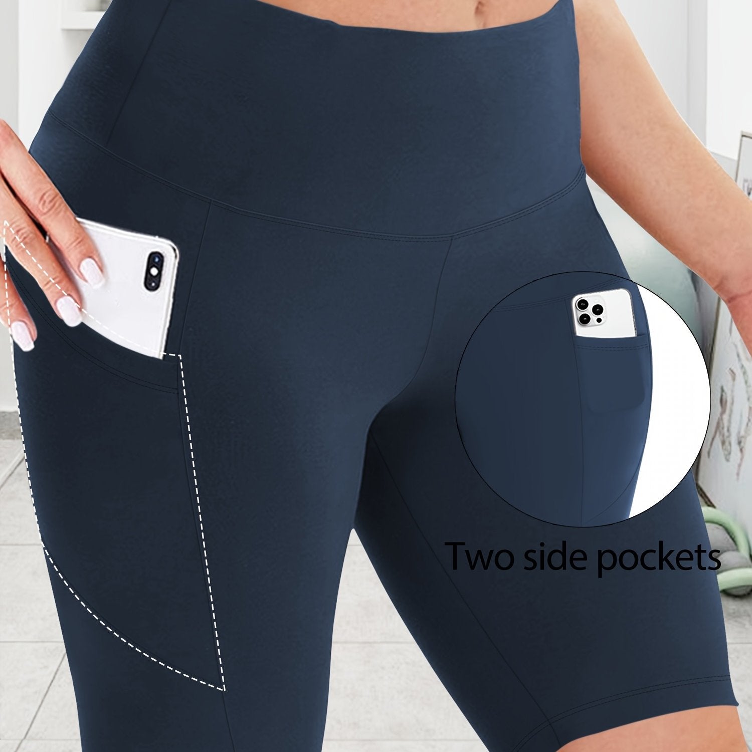 Plus Size Activewear Shorts Yoga Leggings Sports Summer Low Price
