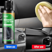 Restaurador de interiores de coche para plástico y cuero 150g Cera protectora para tablero