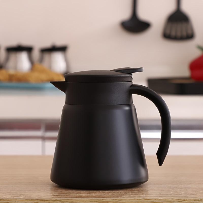 Insulated Stainless Steel Teapot 600/800ml Large Capacity Easy to Clean