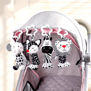 Kids' Wind Chime Toy Black and White Polyester Drum Shaped Hanging Toy