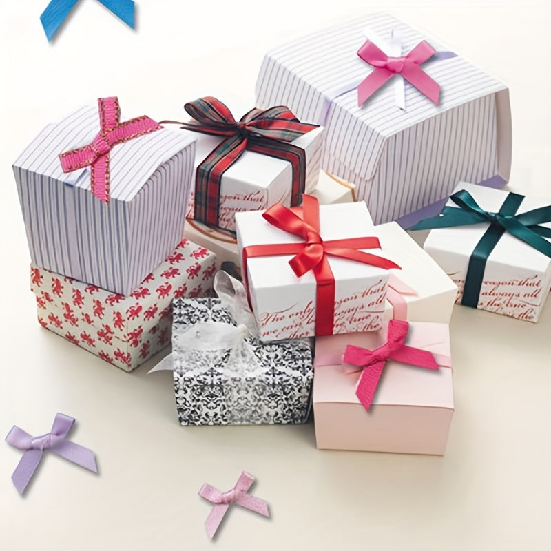 30 piezas de cinta de tela para envolver regalos, manualidades, decoraciones navideñas