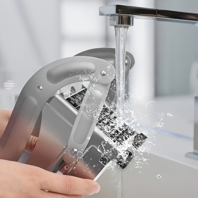 portativ qo'lda kartoshka kesgich elektrsiz, uyda turli sabzavotlarni bo'lish uchun zanglamaydigan po'latdan yasalgan qo'lda dizayni bilan, fransuzcha tayyorlash uchun ko'p funksiyali asbob bo'lib xizmat qiladi