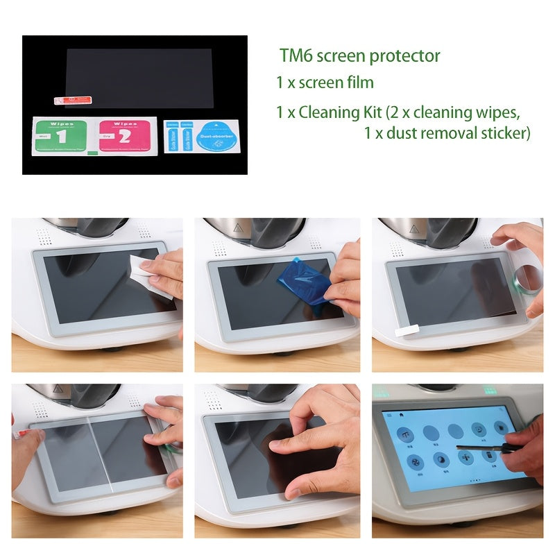 Blender Screen Protector and Anti-Slip Pad Set for TM6 and TM5 30x35cm Scratch-Resistant PET