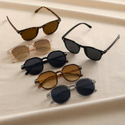 Six Pairs of Women's Stylish Oval Glasses in Assorted Colors