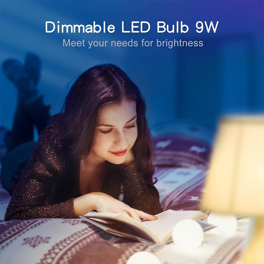 LCUTML aqlli LED lampalar RGBW rang o'zgartirish, dimmable variantlar, musiqa sinxronizatsiyasi va oson uy o'rnatish uchun ilova boshqaruvi taklif etadi. Ular energiya tejovchi va masofadan boshqarish pultiga ega, mos keladi