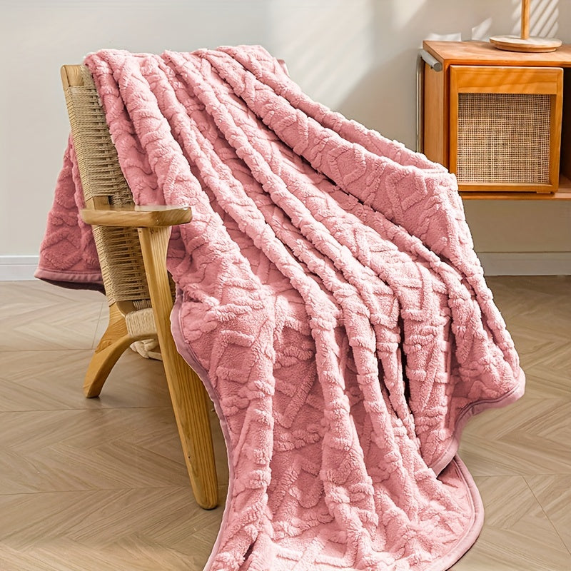 Soft Fleece Throw Blanket for Couch Bed or Chair Cozy Warm Winter Use