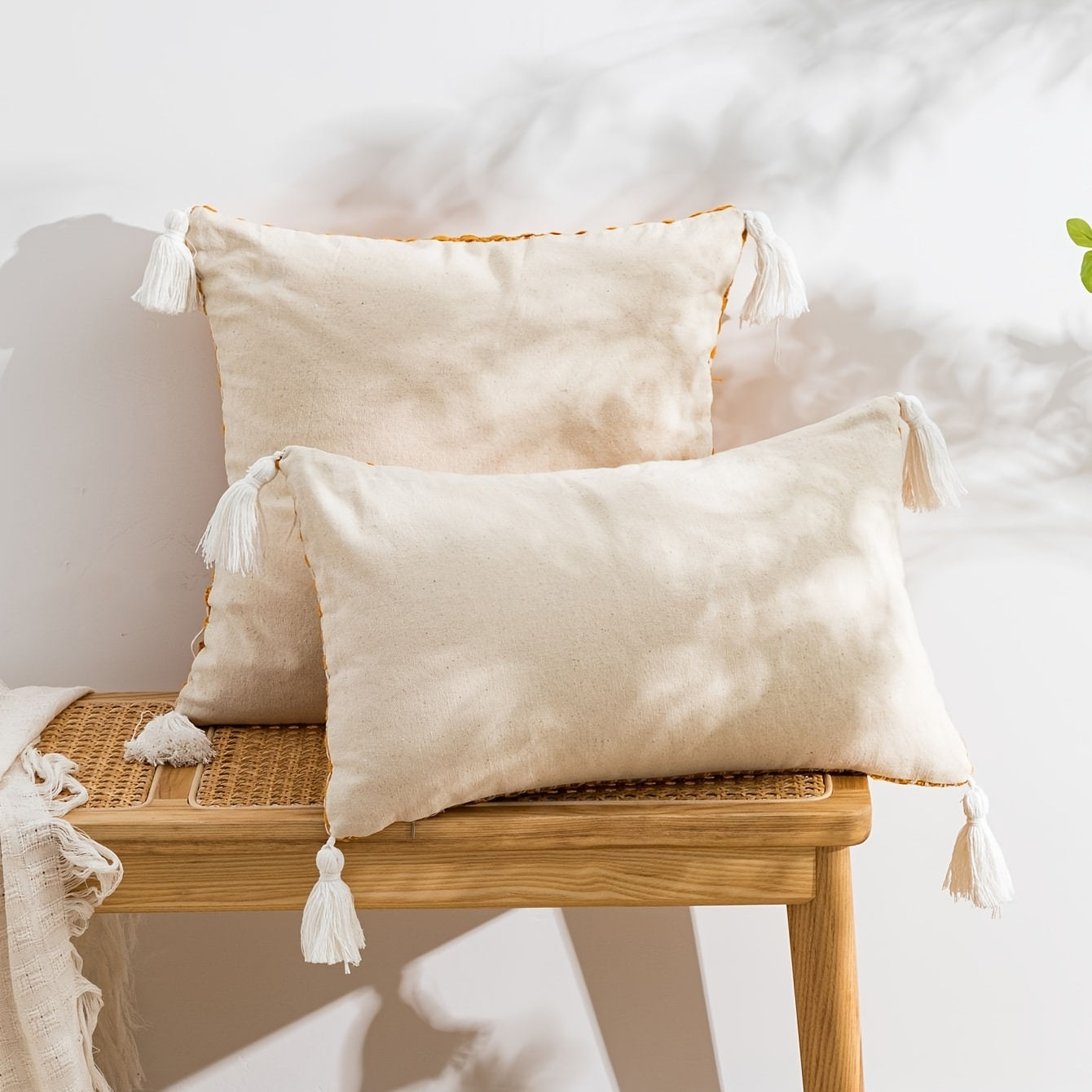 Минималистичная наволочка из жаккардового трикотажа для гостиной, спальни, офиса и кресла