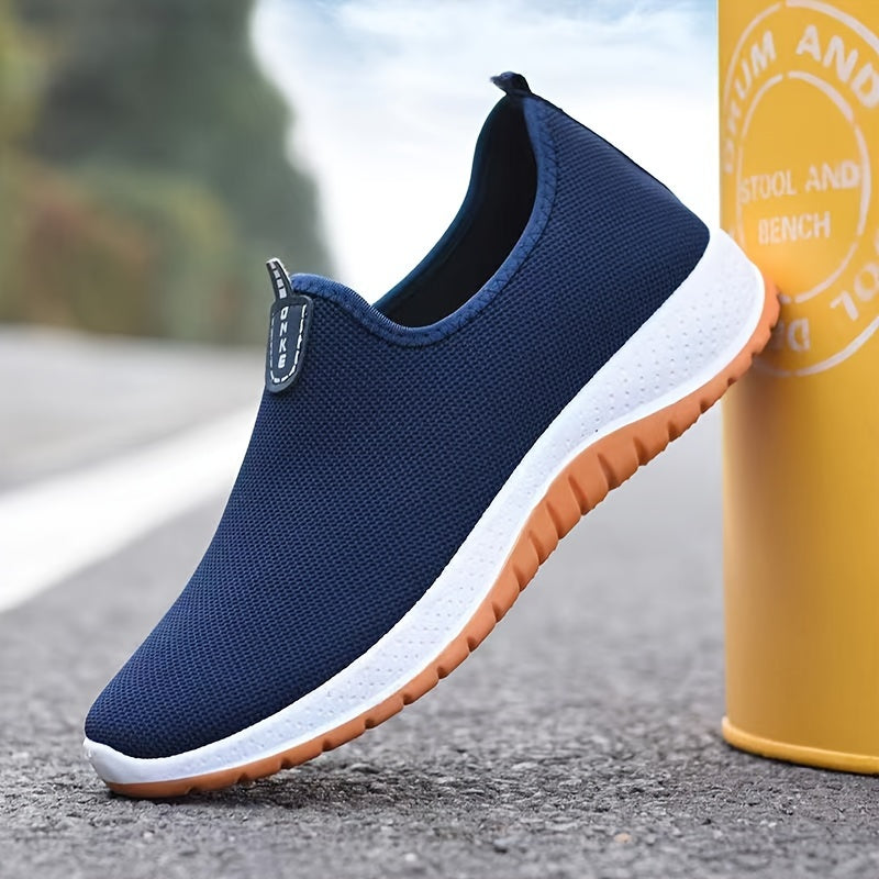 Men's Breathable Fabric Slip-On Loafers Casual Summer Shoes
