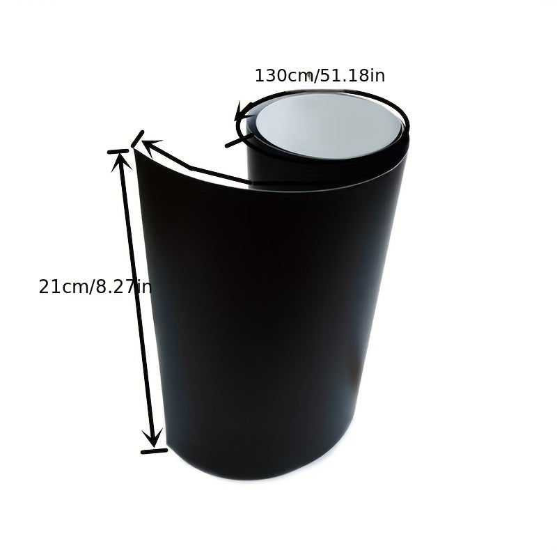 Black Sunshade Car Stickers for Front and Rear Windshields PVC Privacy Window Cover