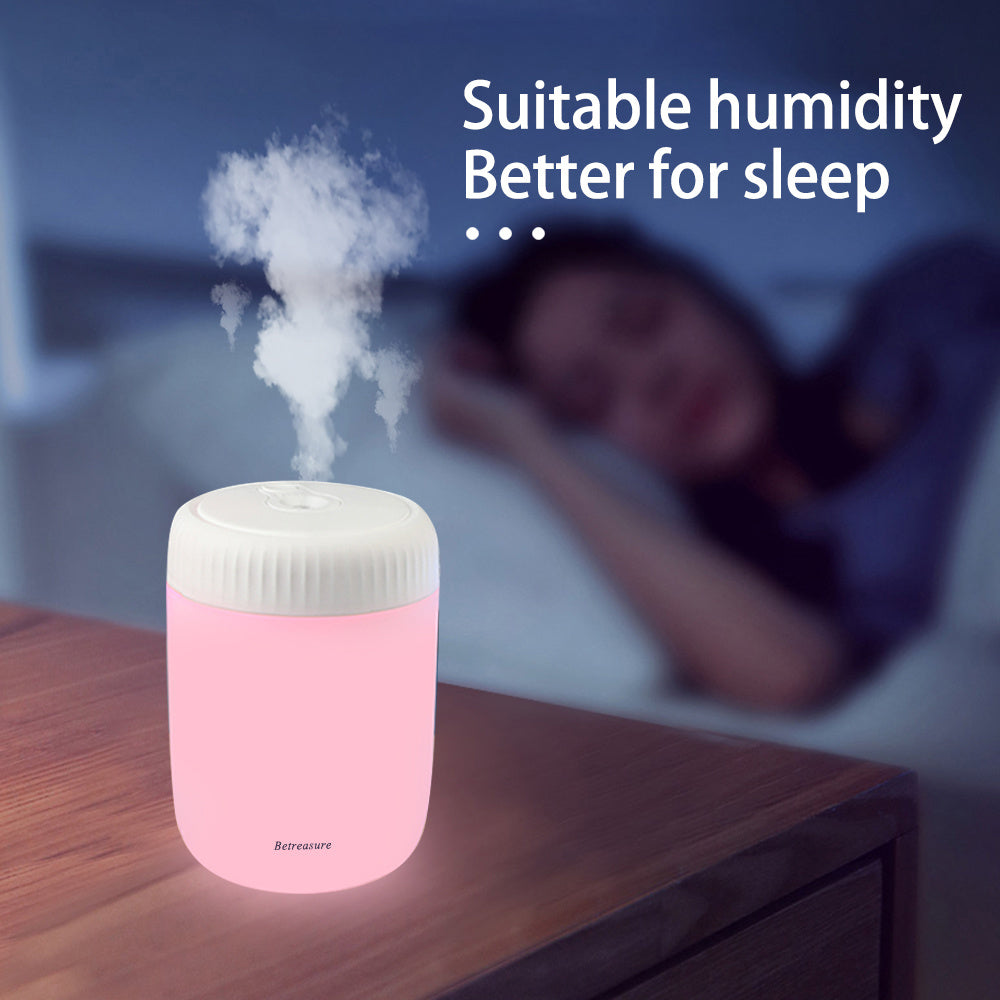 LED Color-Changing USB Lantern Humidifier Night Light Essential Oil Diffuser