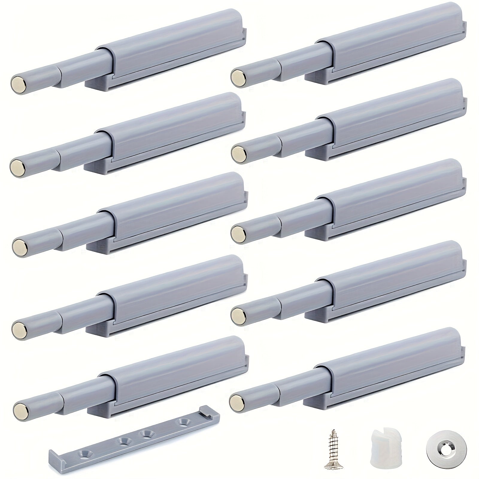 Set of 5/10/15/20 Plastic Automatic Rebound Door Switch for High Doors and Drawers